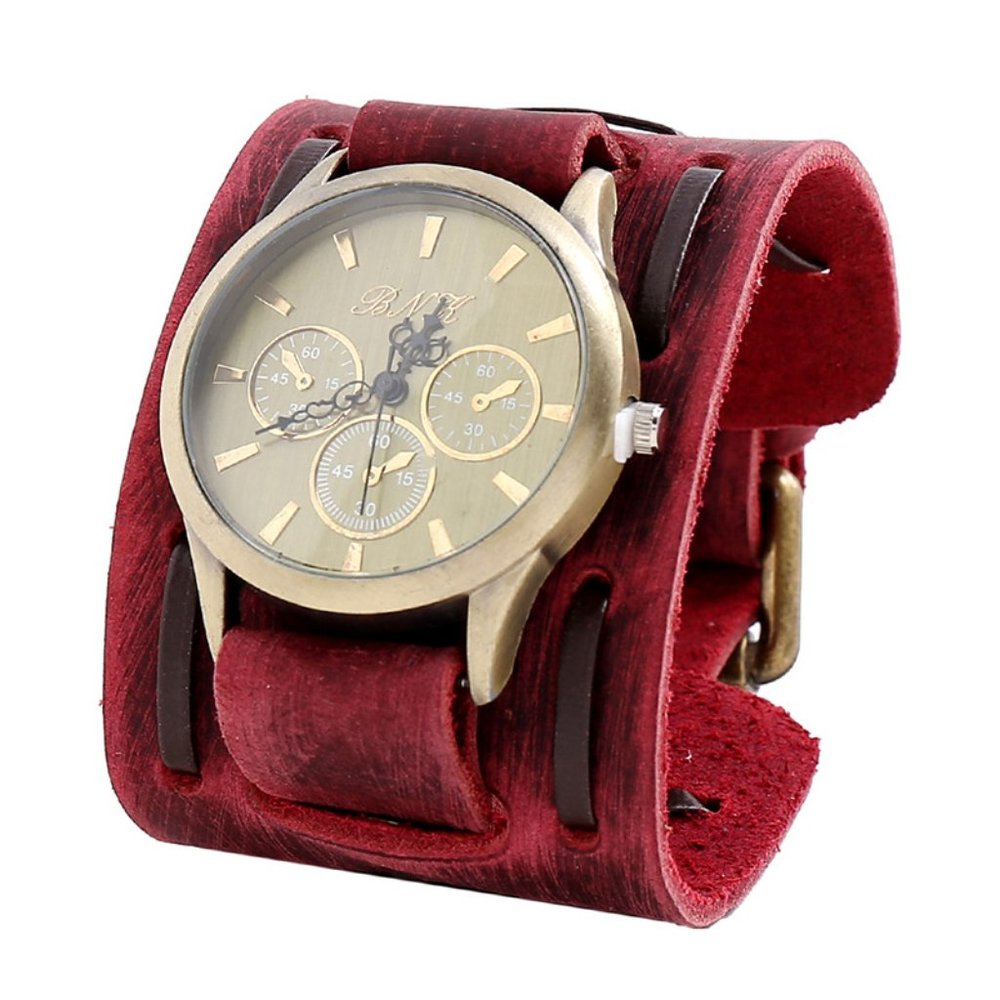 ✨✨BRAND NEW Punk Style Vintage Leather Men's Watch